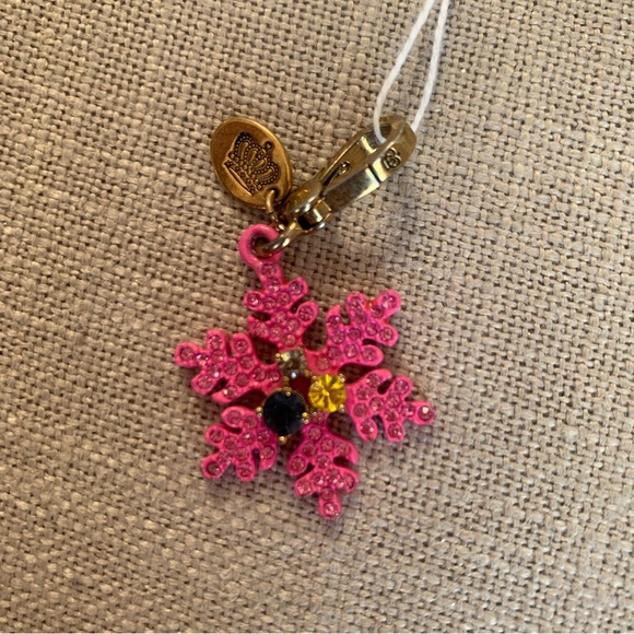 Juicy Couture Pink Snowflake Charm RARE - Picture 3 of 5